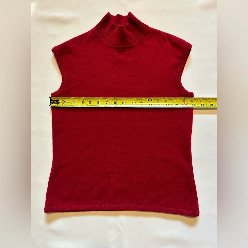 Daniel Bishop 100% Cashmere Red Twin Set size M